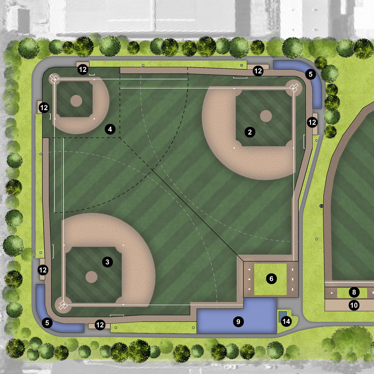 PLan for baseball stadium facility