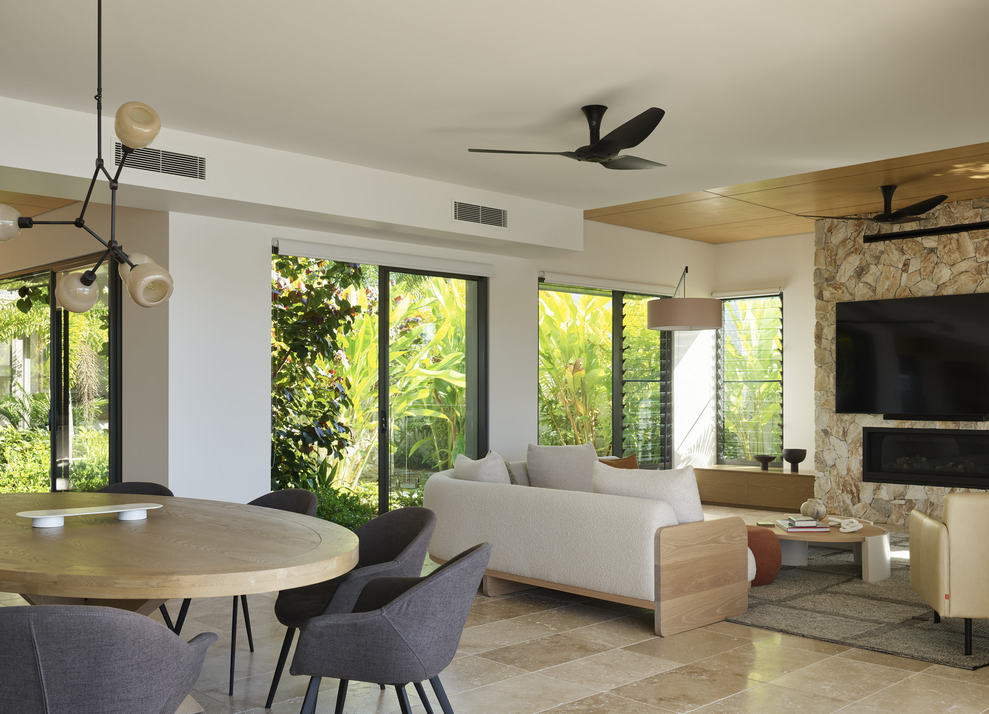 modern architectural living room sunshine coast