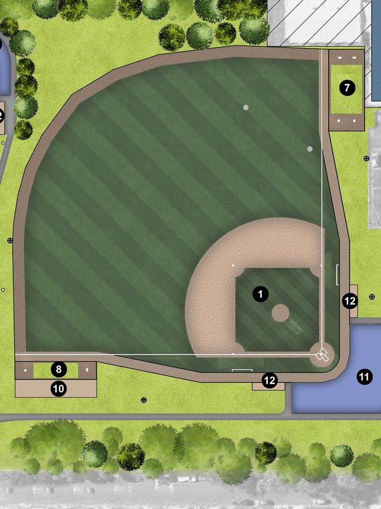 Banister park baseball master plan