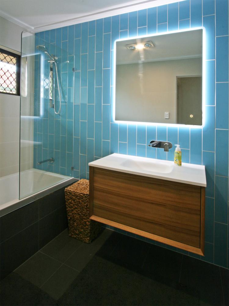 modern architectural bathroom renovation