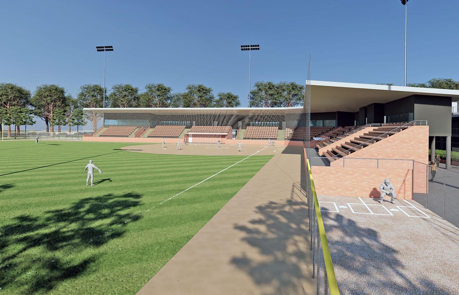 Minnippi Ballpark Softball Stadium Concept 1