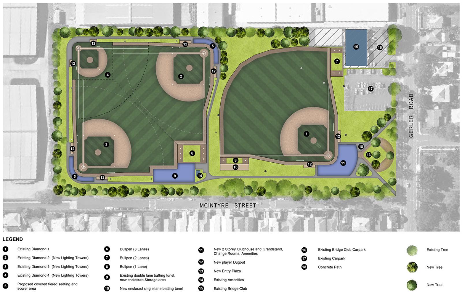 banister park baseball master plan