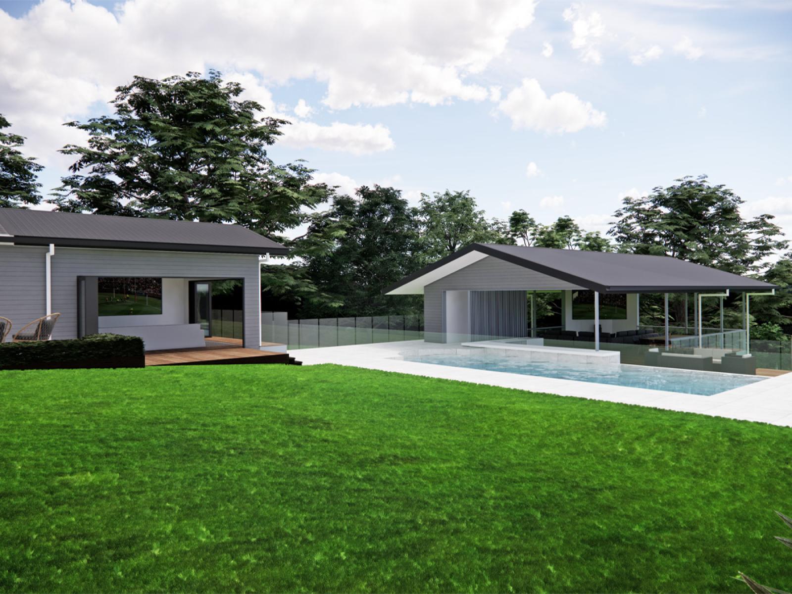 luxury house extension and pool house brookfield