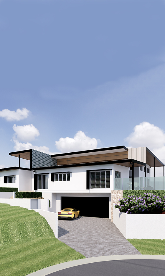 luxury modern architectural house Bridgeman Downs